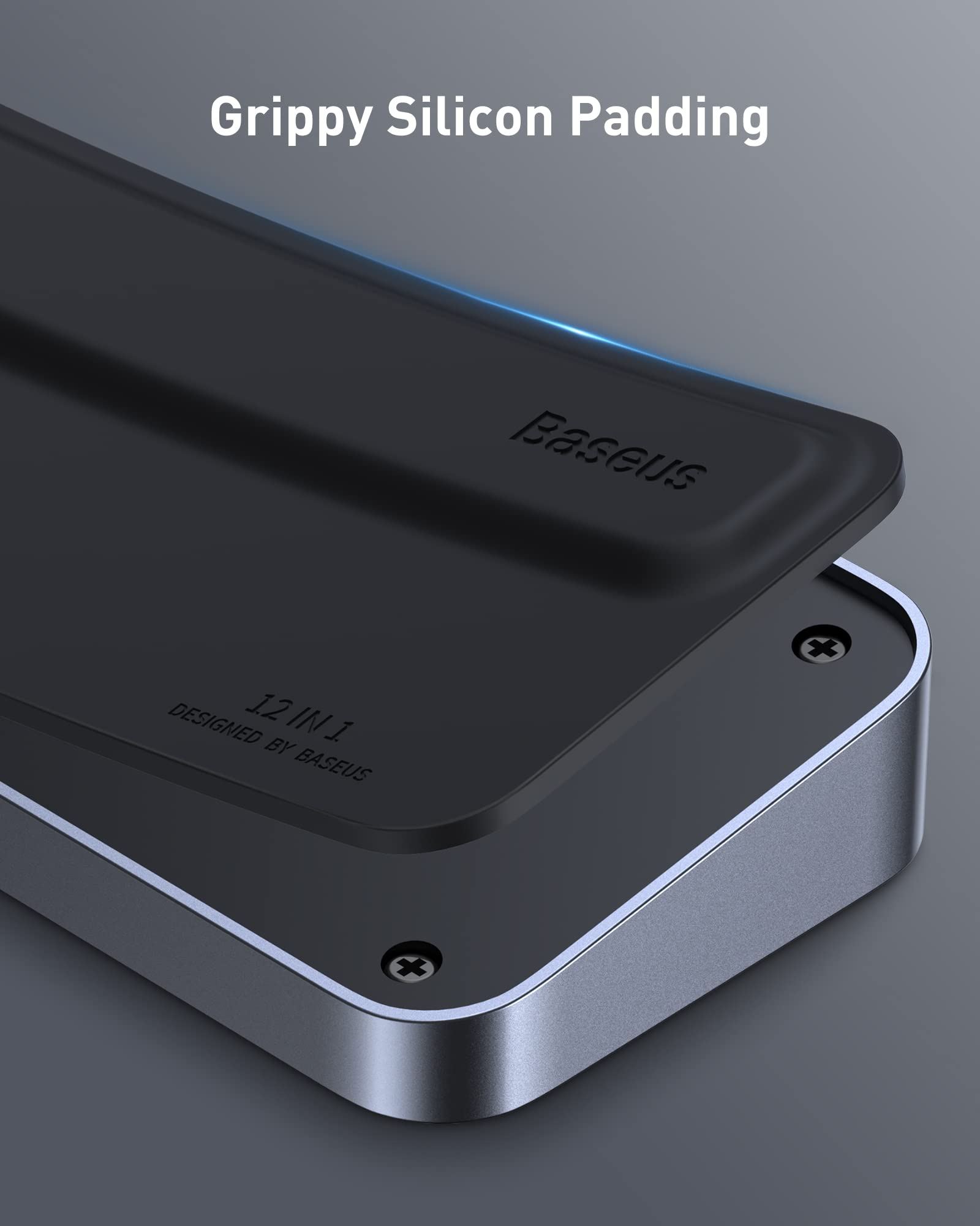 Baseus Laptop Docking Station, 4K Multitasking Docking Station with 2 HDMI+DP, PD, 3 USB-A, RJ45, Audio, TF/SD Card Reader, USB Hub Compatible for MacBook/Dell/HP/Surface/Lenovo - Image 5