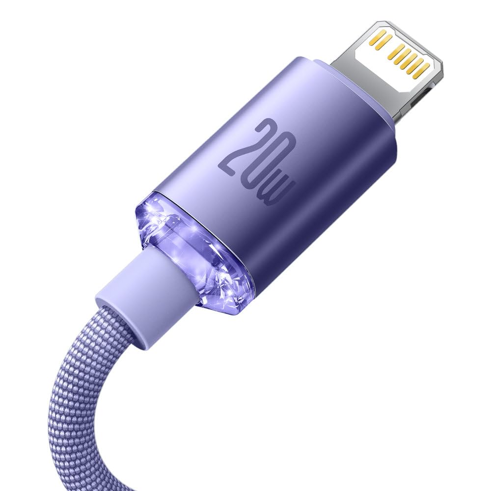 Baseus Type-C – Lightning Cable, Crystal Shine Series Fast Charging D - Image 7