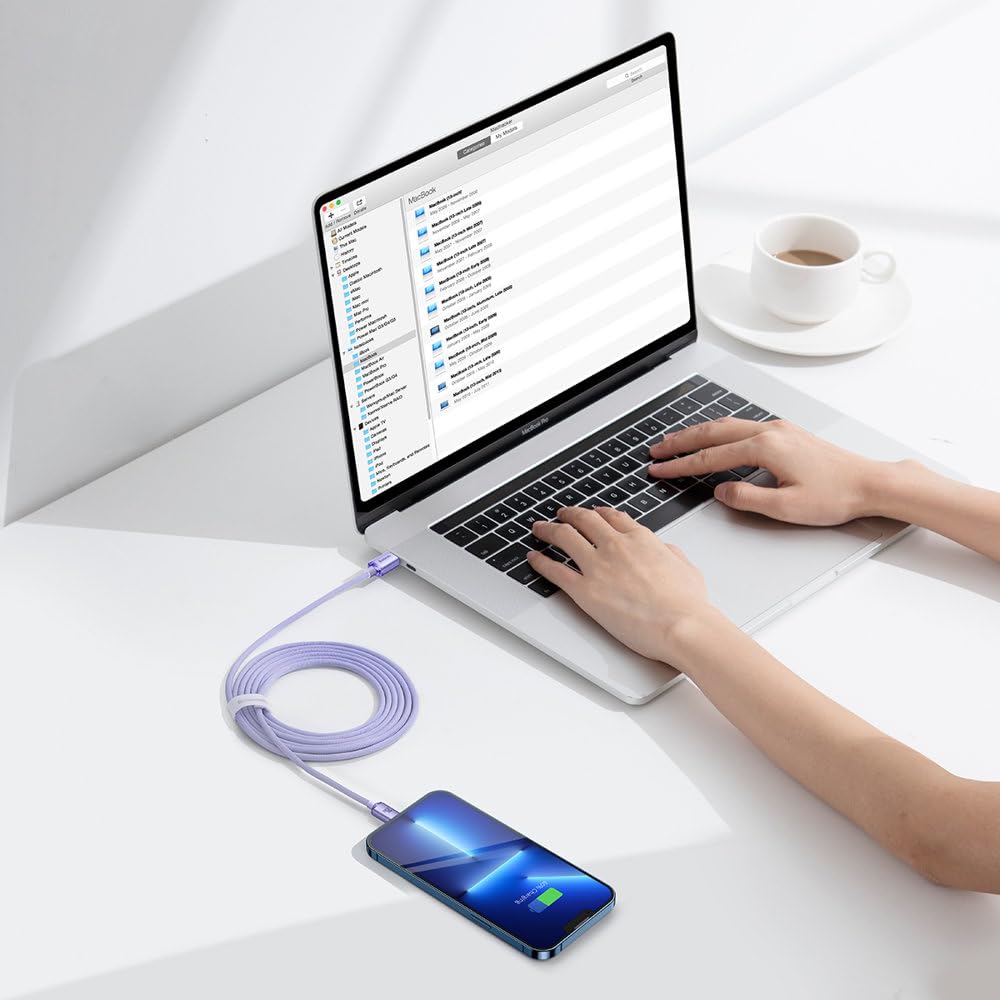 Baseus Type-C – Lightning Cable, Crystal Shine Series Fast Charging D - Image 9